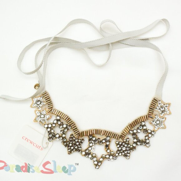 *Crewcuts*  GIRLS' Star Gem Ribbon Necklace - NEW! - FAST SHIP! - Picture 1 of 2
